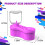Καθαριστικό πινέλων Goard Paint Cleaner Brush Rinser με αποστράγγιση, Διανομέας νερού βαφής για 7