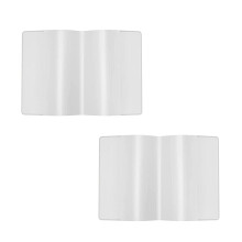 UNLLLL Transparante recordkaart 13x9,3 cm met beschermhoes, voor studenten en kantoorpersoneel