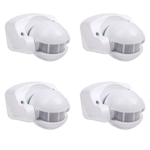 4X PIR υπέρυθρος αισθητήρας κίνησης AC110V-220V με ρυθμιζόμενο διακόπτη για πολλαπλά