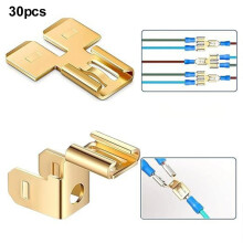 Adaptador eléctrico doble macho-hembra, conectores de pala Piggyback Piggyback