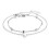 Anklet, 2x - Silver Silver 1
