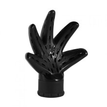 Difusor Mano Secador - Styling Salon Herramienta De Peluquería Profesional Accesorio Pelo Con Forma Plástico Negro