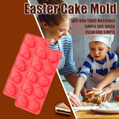 Πασχαλινά καλούπια σιλικόνης για Chocolate2Packs, ταψί ψησίματος σε σχήμα αυγού, καλούπι 1