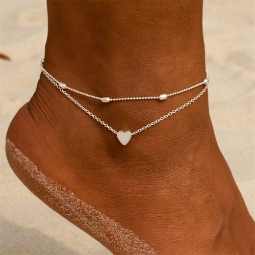 Anklet, 2x - Silver Silver 1