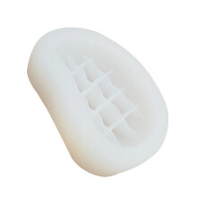 Mango-Silikonform, Kerzenform, Frucht-Tuile-Bonbonform, weißes Silicagel