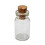 10pcs1ml Μικρά Μικρά Διαφανή Φιαλίδια από Φελλό για Γαμήλια Χριστουγεννιάτικη 5