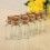 10pcs1ml Μικρά Μικρά Διαφανή Φιαλίδια από Φελλό για Γαμήλια Χριστουγεννιάτικη 3