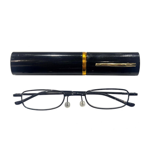 Duga Lesebrille 2.0 mit Etui, schwarz