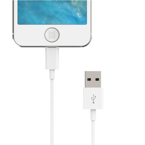 2M Lightning Fast Charger Cable For compatible with iPhone White iOS14 3-Pack 2