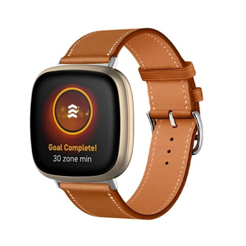 Verstelbare band, compatibel met Fitbit Versa4 enz. - Bruin Bruin