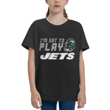 NY_Jets Kids Short Sleeve Shirt for Boys and Girls Sports Football Team Logo for Baseball Fans Gifts