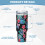 Ποτήρι Stitch 40oz με λαβή και καλαμάκι - Κύπελλο ταξιδιού από ανοξείδωτο ατσάλι με 6