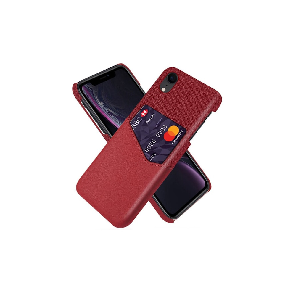 Bofink Compatible With Iphone Xr Case With Card Holder - Red 9395123260600