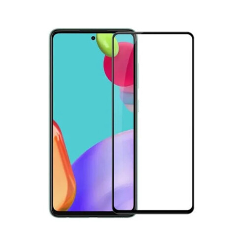Προστατευτικό οθόνης συμβατό με Samsung A52s - Μαύρο σκληρυμένο γυαλί 3D (συσκευασία των