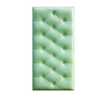 Adesivos de parede tridimensionais autoadesivos Zonghan 3D, tapete tatame espesso e anticolisão, almofada macia para cama infantil, verde.