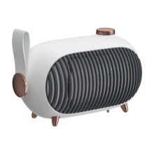 Calefactor eléctrico portátil Fnyoxu para interiores, pequeño calefactor cerámico sin aspas, calefacción rápida, segura y silenciosa para