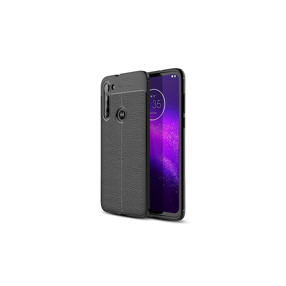 Motorola Moto G8 Power Tpu Case Litchi Texture - Black 9395123260716