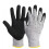 Knit Work Gloves, Textured Rubber Latex Coated, 1Pair 1
