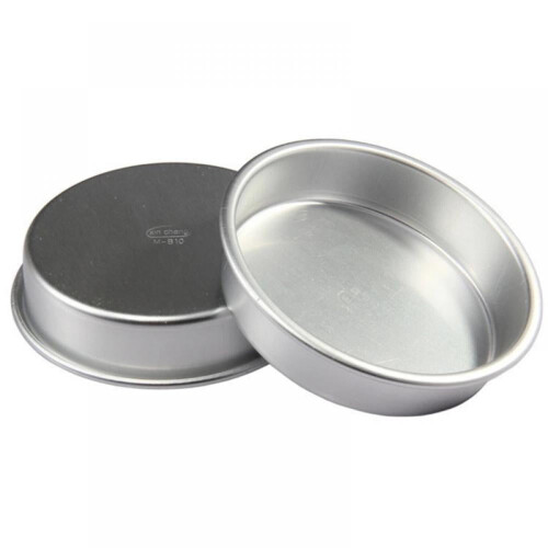 3-pakning aluminium 4" rund brødform/kageform/bageform/bageplade/køkken