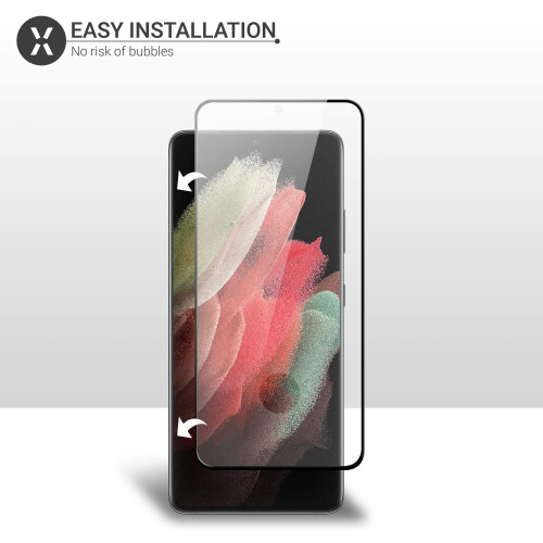 Προστατευτικό οθόνης για συμβατότητα με Samsung Galaxy S21Ultra, Σκληρυμένο γυαλί - 2