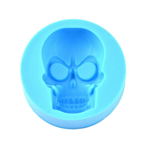 Αστείο καλούπι σιλικόνης για το Halloween 3D με κρανίο, καλούπι για κέικ σοκολάτας και
