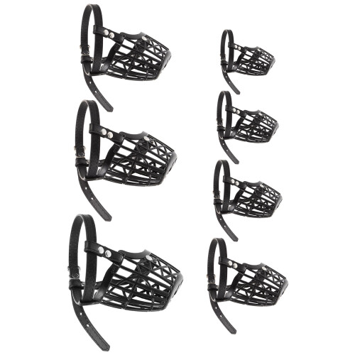 Kesenlong Adjustable Pitbull Muzzle for Barking and Biting - Medium Size