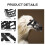 Kesenlong Adjustable Pitbull Muzzle for Barking and Biting - Medium Size 3