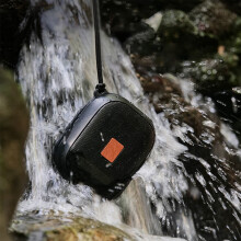 Caixa de Som Bluetooth Gnobogi à Prova d'Água 5.3, Mini Portátil Sem Fio com IPX7, Graves Aprimorados, Suporte para Cartão TF, Compatível com