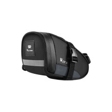 Sacoche arrière de vélo Toudaret compatible avec la tige de selle, pochette de rangement étanche avec éléments réfléchissants et fermeture