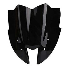 Visera negra para parabrisas de motocicleta, compatible con Kawasaki Z800 2012-2016.