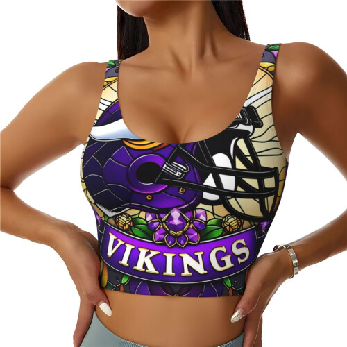 Γυναικείο Αθλητικό Γιλέκο Vikings, Κοντά Μπλούζες, Γυμναστήριο, Πιλάτες, Χορός,