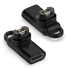 Compatibel met Garmin-oplaadadapter 90 graden elleboogstuk zwart