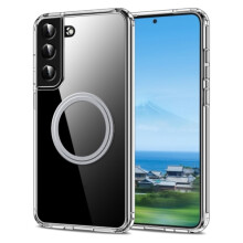 Kompatibelt med Samsung Galaxy S21+ 5G Cover Transparent Matteret MagSafe