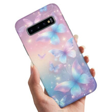 Kompatibel med Samsung Galaxy S10 - Cover/Mobilcover Butterflys