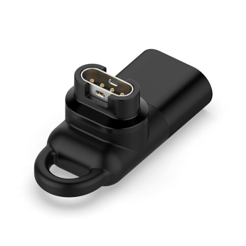 Συμβατό με τον προσαρμογέα φόρτισης Garmin, αγκώνας 90 μοιρών, μαύρο 2