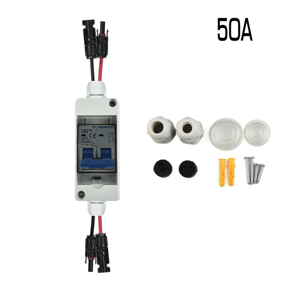 Pv Isolator Switch Dc/Ac 30A Ip65 Disconnect Circuit Breaker For Solar Panels 9395123367644