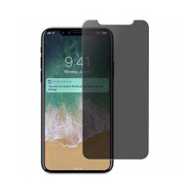 iPhone XR kompatibilis, edzett üveg, 0,26 mm, 2,5 D9H átlátszó, adatvédelmi funkcióval