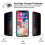 Συμβατό με iPhone XR Προστασία προσωπικών δεδομένων Σκληρυμένο γυαλί 0,26 χιλ. 2,5 D 9H 3