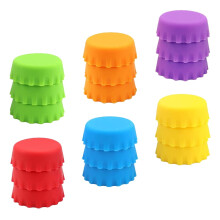54 Pcs Beer Bottle Cap Toddler Toys Wine Stoppers Vacuum Round Shaped Plugs Caps Child