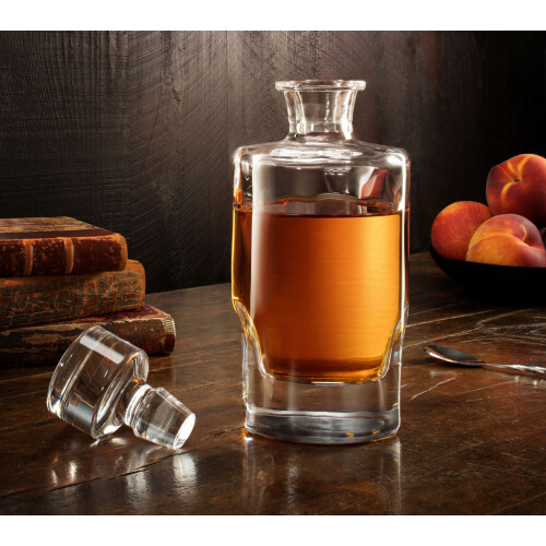 Κρυστάλλινη καράφα ουίσκι JoyJolt Carina25oz για ουίσκι, bourbon, σκωτσέζικο ουίσκι, βότκα, 1