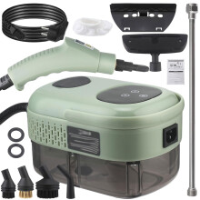 Steam Cleaner with Smart Touch Screen 2500W Portable Pressure Steamer for Home and Car Cleaning