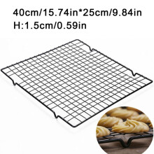 Jäähdytysritilä 10,6 x 9,8", leivinpelti, tarttumaton pannu, ruostumattomasta teräksestä valmistettu kakkujäähdytysritilä keksi-pizzan