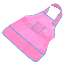 Delantales infantiles, regalos para niños, bata de pintura, ropa de trabajo, plástico rosa