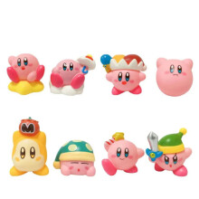 The New8th compatibil cu Nintendo Kirby Action Figure Gift Collection Doll pentru copii, 8 buc.