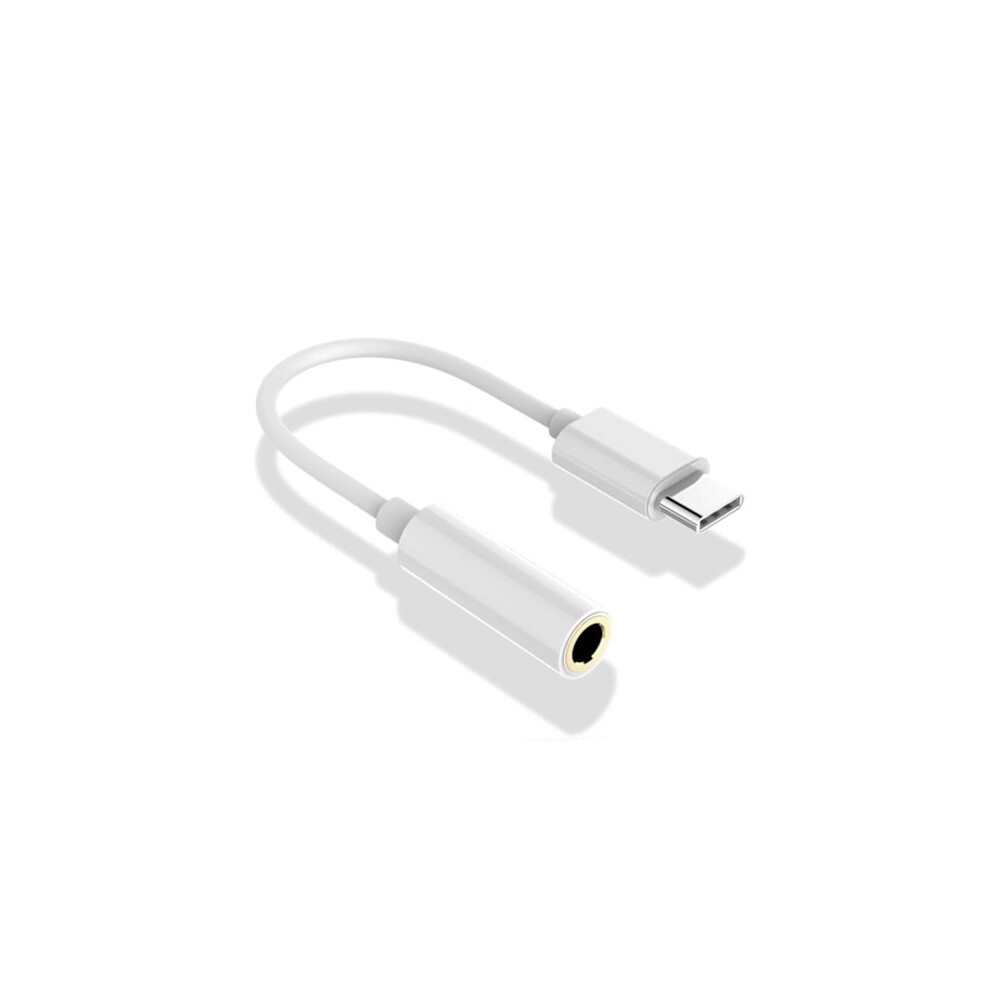 Dac Usb C To 3.5Mm Aux Adapter For Headphones Speakers White 9395123463797