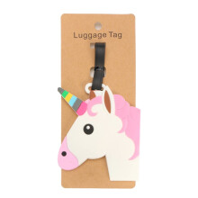 Ετικέτα Διεύθυνσης Unicorn Ετικέτα Αποσκευών Ετικέτα Διεύθυνσης για Βαλίτσα Unicorn ροζ