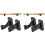 4X Baseball Bat Display Wall Mount,Bat Holders for Wall Solid with Felt Liner and Hidden Screws Bat Wall Mount 1