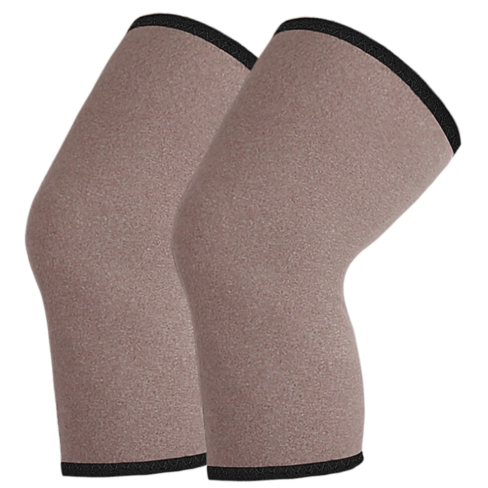 1 Pair Outdoor Knee Warm Sleeve Winter Knee Warmer Thermal Knee Protector