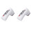 2Pc Golf Blade Putter Covers for Golf Embroidery Headcover 1