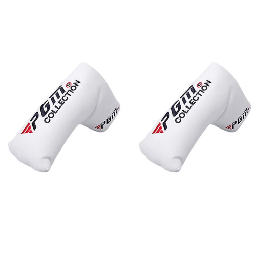 2Pc Golf Blade Putter Covers for Golf Embroidery Headcover
